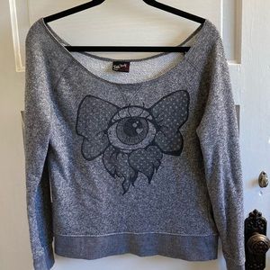 Off Shoulder Sweatshirt
